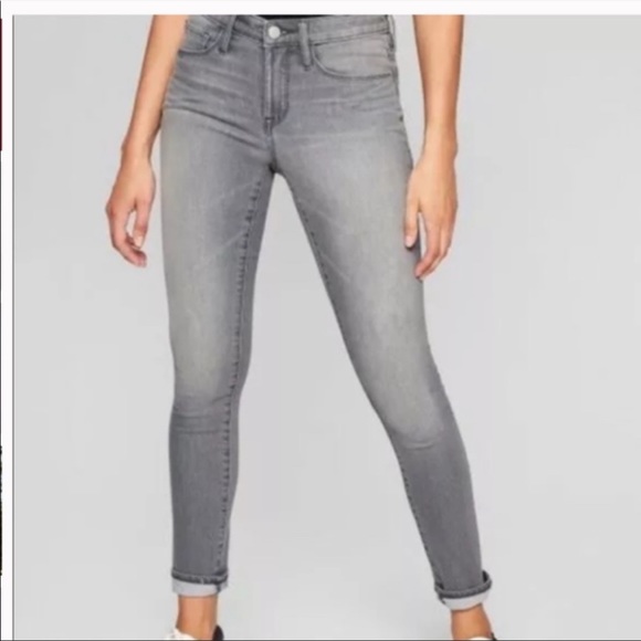 Athleta Sculptek Skinny High Rise Gray Jeans - Picture 3 of 8